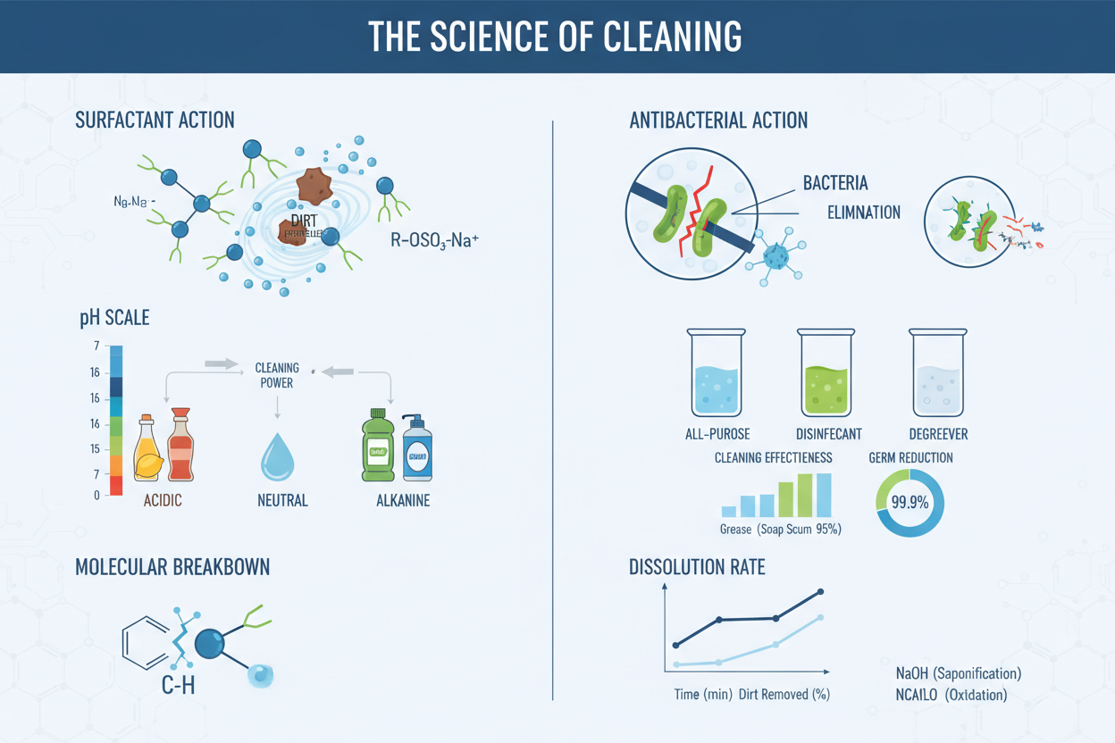 Exploring the Science behind Cleaning Supplies: Facts and Figures