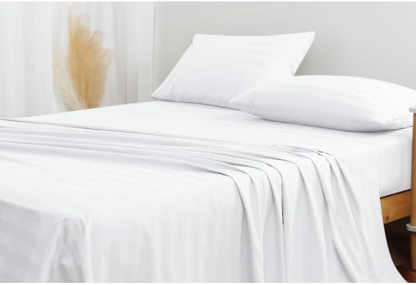 Flat Sheet Only 2 Pack, Full Size 400 Thread Count 100% Egyptian Cotton Flat - Image 8