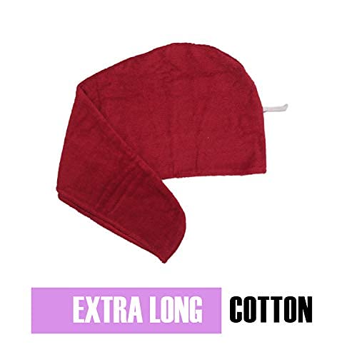 Extra Large Waffle Cotton Hair Towel Wrap - Image 6