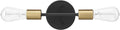 Globe Electric 52085 10" 2-Light Reversible Vanity Wall Light, Matte Black by GlobeElectric