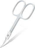 CGBE Cuticle Scissors Extra Fine Curved Blade, Super Slim Manicure Scissors by CGBE