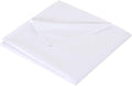 Queen Flat Sheet Only， 90x102Inch White by Hotella