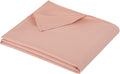 King Flat Sheet Only， 108x102Inch Lotus Pink by Hotella