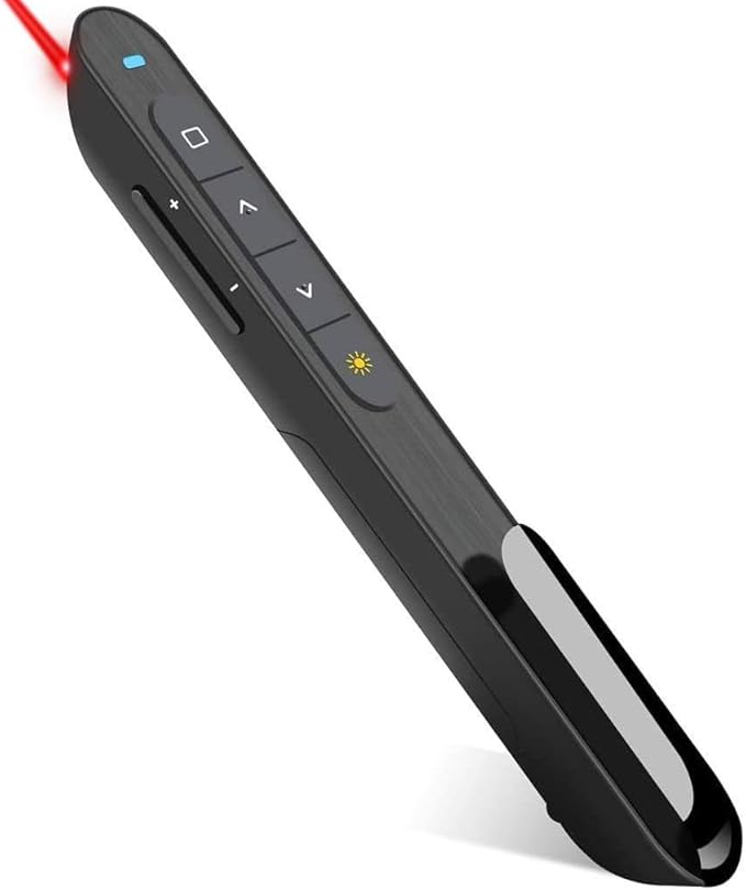 Presentation Clicker Wireless Presenter,2.4GHz Presenter Clicker PPT Clicker on Laptop Computer, Presentation Remote Clicker for Office Classroom