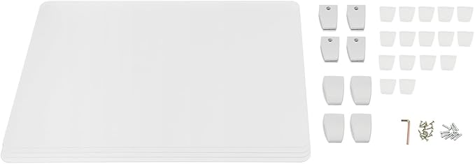 4PCS Desk Dividers Office Partitions,Privacy Desk Panel Protective, Frosted Acrylic with Clamps Classroom Privacy Shield for Offices Schools Call Centers 23.62x15.75in (Frosted Color)