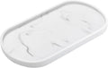 Luxspire Bathroom Vanity Tray, Handmade Resin Kitchen Tray, Oval Toilet Tank by Luxspire