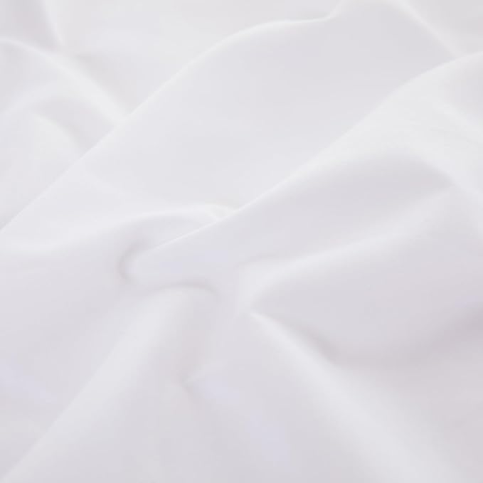 Full Flat Sheet Only， 80x96Inch White - Image 6