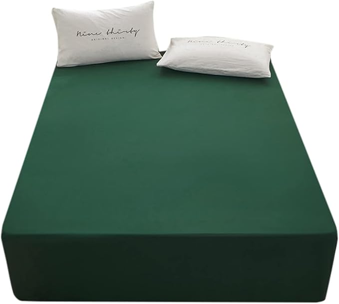 Bedding Queen Size Fitted Sheet Only- Bottom Matress Fitted Sheet-Fits 15inches by rushrushlulu