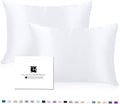 Silk Pillow Cases 2 Pack, Ravmix Both Sides Mulberry Silk Pillowcases Set of 2 by Ravmix