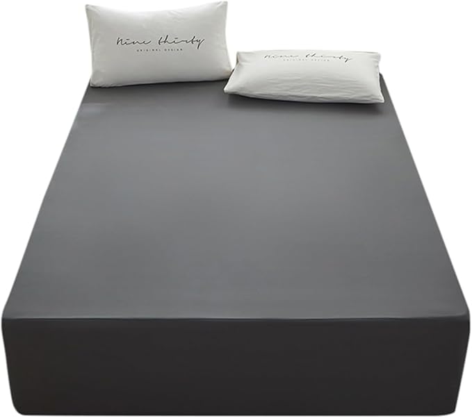 Bedding Queen Size Fitted Sheet Only- Bottom Matress Fitted Sheet-Fits 15inches by rushrushlulu