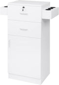 Modern Styling Station for Hair Stylist, Wooden Hair Salon Station Storage by Unknown
