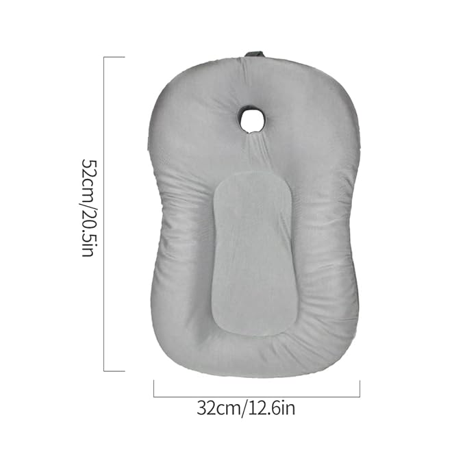 Baby Bath Mat, KAKIBLIN Baby Bath Cushion Soft Anti-Slip Bath Pad Toddler Bath - Image 6