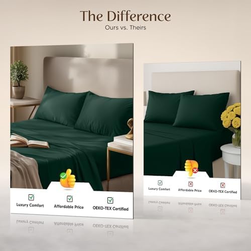 Utopia Bedding Twin Sheet Set – 3 Piece Bed Sheets - Image 6