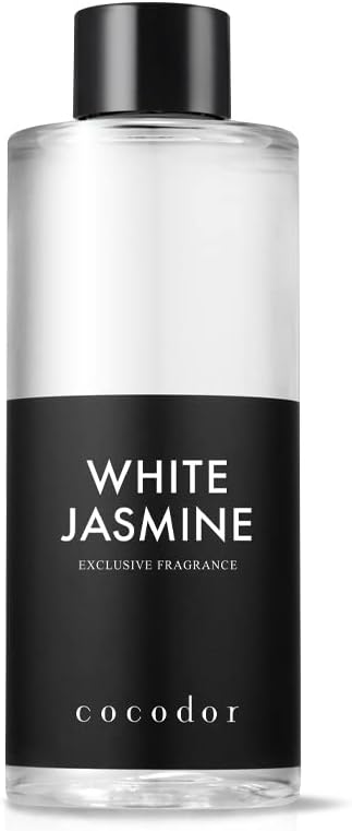 COCODOR Reed Diffuser Oil Refill/White Jasmine/6.7oz/1 Pack/Aroma Therapy by COCODOR