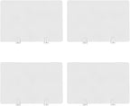 4PCS Desk Dividers Office Partitions,Privacy Desk Panel Protective, Frosted Acrylic with Clamps Classroom Privacy Shield for Offices Schools Call Centers 23.62x15.75in (Frosted Color)