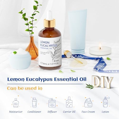HIQILI Lemon Eucalyptus Oil, for Spary, 100% Pure Natural - Image 5