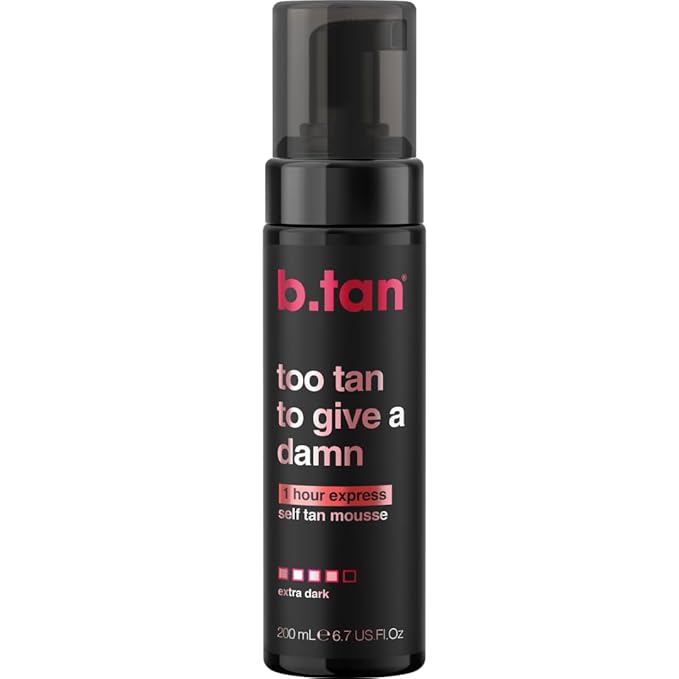 b.tan Ultra Dark Self Tanner Mousse | Too Tan by btan