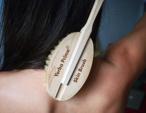 Yerba Prima Tampico Skin Brush for Exfoliation, Dry Brushing, and Blood - Image 7