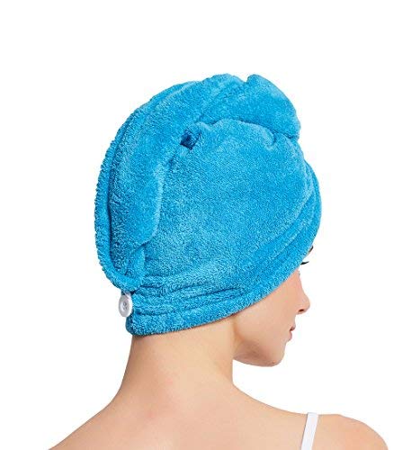 HOPESHINE Women's Soft Shower Hair Towel Twist Hair Turban Wrap Drying Cap - Image 5