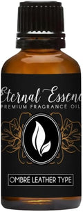 Eternal Essence Oils Leather Ombré 30ml Fragrance Oil – Black Leather, Amber by EternalEssenceOils