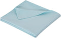 King Flat Sheet Only， 108x102Inch Light Blue by Hotella