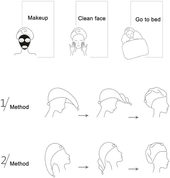 ADOGO Microfiber Hair Towel - Image 4