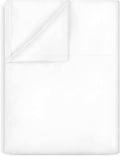 Lirex White Queen Flat Sheet Only, Ultra Soft & Breathable Brushed 1800 by Lirex