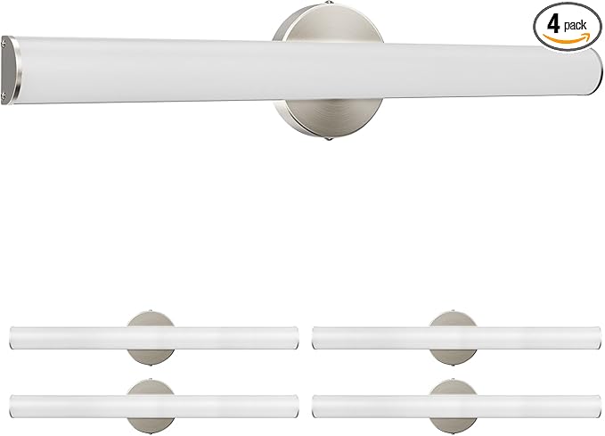OOWOLF LED Bathroom Vanity Light 4Pack, 16W 24inch Bathroom Lights Fixture by OOWOLF