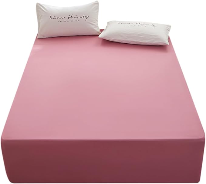 Bedding Queen Size Fitted Sheet Only- Bottom Matress Fitted Sheet-Fits 15inches by rushrushlulu