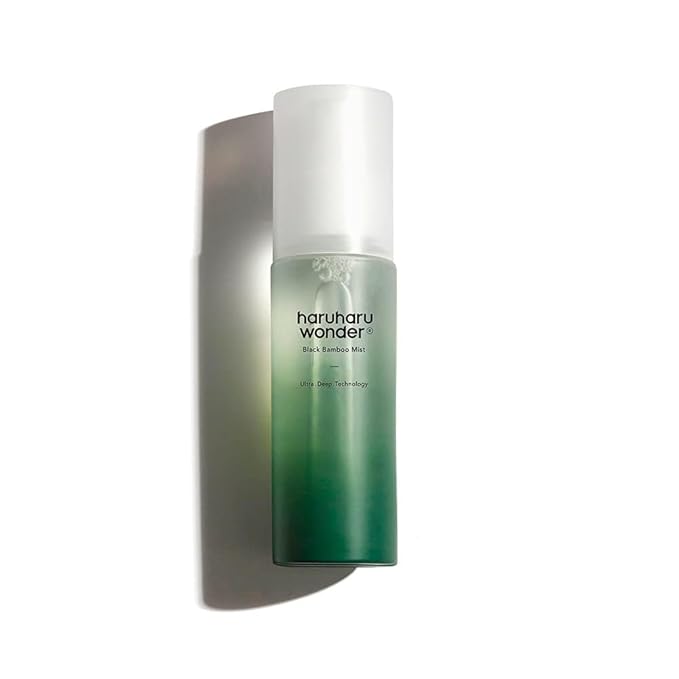 HARUHARU wonder Black Bamboo Mist, Hydrating and Firming Skin, Panax Ginseng by HARUHARU