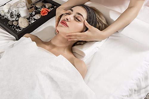 100 Count Disposable Facial Spa Headbands Individual Wrapped - Image 4