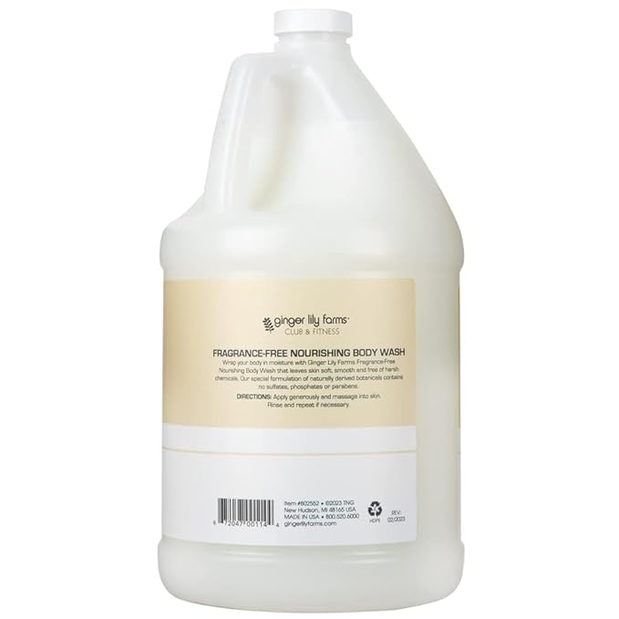 Ginger Lily Farms Club & Fitness Nourishing Body Wash, 100% Vegan & Cruelty-Free - Image 3