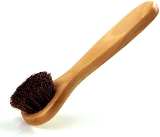 Facial Cleansing Brush, Wood Handle Soft Horsehair Natural Bristles Face Brush - Image 4