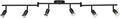Globe Electric 59693 6-Light Foldable Track Lighting Kit, Matte Black Finish by GlobeElectric
