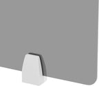 4PCS Desk Dividers Office Partitions,Privacy Desk Panel Protective, Frosted Acrylic with Clamps Classroom Privacy Shield for Offices Schools Call Centers 23.62x15.75in (Grey)