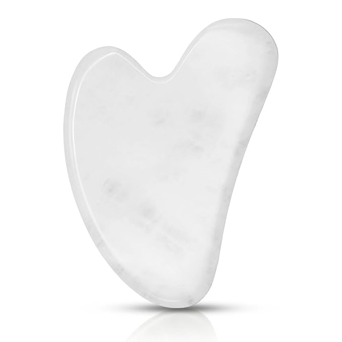 Gua Sha Facial Tools, Natural Quartz Guasha Tool by FUIYOOCEN