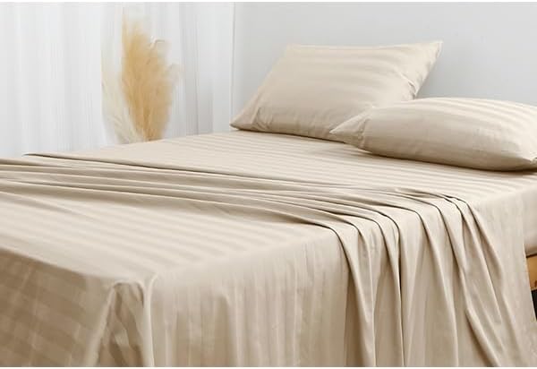 Flat Sheet Only 2 Pack, TwinXL Size 400 Thread Count 100% Egyptian Cotton Flat - Image 6