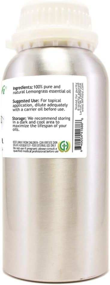 GreenHealth - Lemongrass Essential Oil - 16 fl oz - Aluminum Bottle - 100% - Image 5