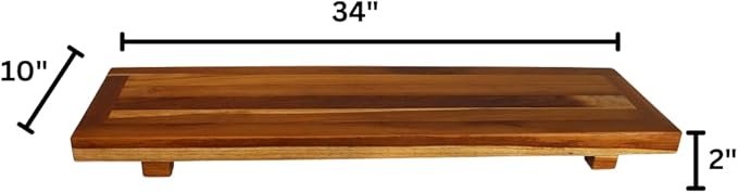 EcoDecors, 34 inch, Bath Tray for Tub, Bath Tub Tray Wood, Bathtub Table - Image 5