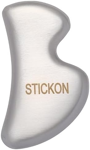 STICKON Stainless Steel Gua Sha Muscle Scraper Tool Set 2 in 1 Scraping Massage - Image 3