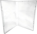 (100) CheckOutStore Plastic Storage Cases for Rubber Stamps, 1/2" (14mm) inch Spine Size (Clear)