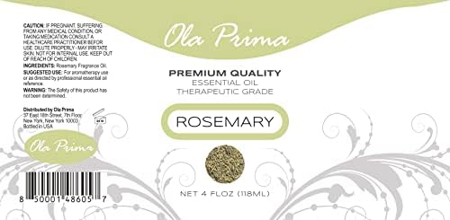 Ola Prima Rosemary Essential Oil 4 Fluid Ounces – Therapeutic Grade - Image 2