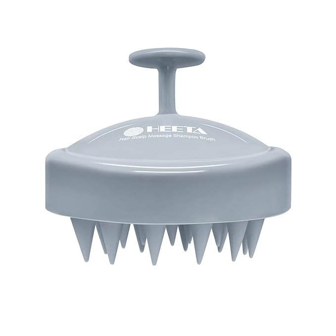 HEETA Scalp Massager Hair Growth, Soft Silicone Scalp Scrubber Shampoo Brush by HEETA