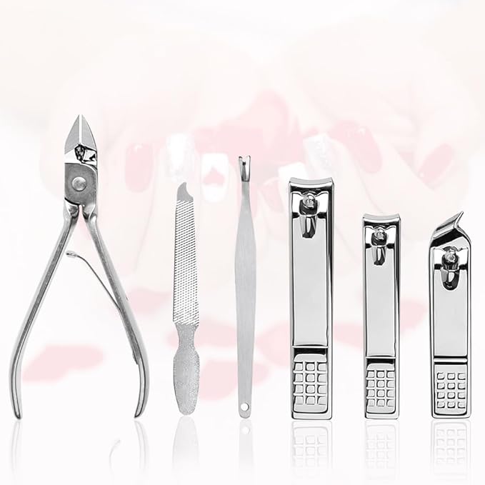 Cute Manicure Set for Women, Nail Clipper Grooming Kit for Teen Girls, - Image 2