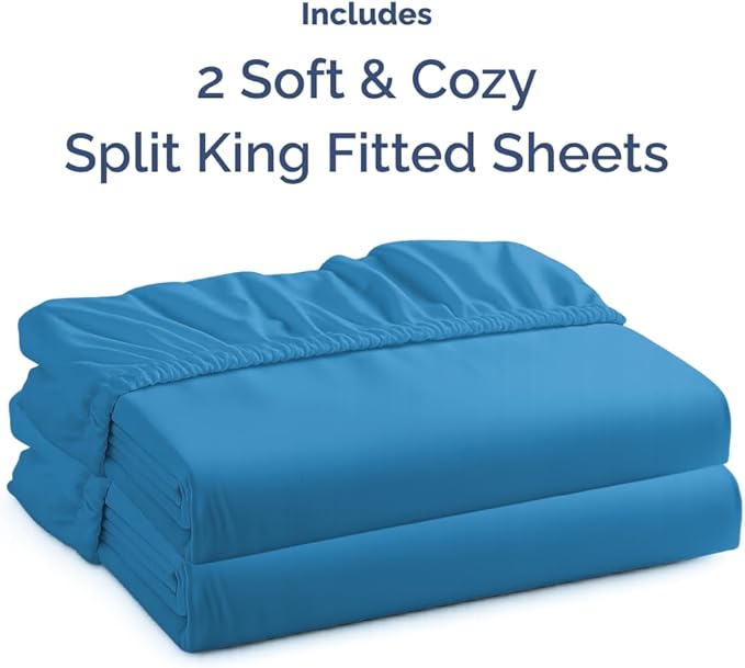 Split King Fitted Bed Sheet - Image 4