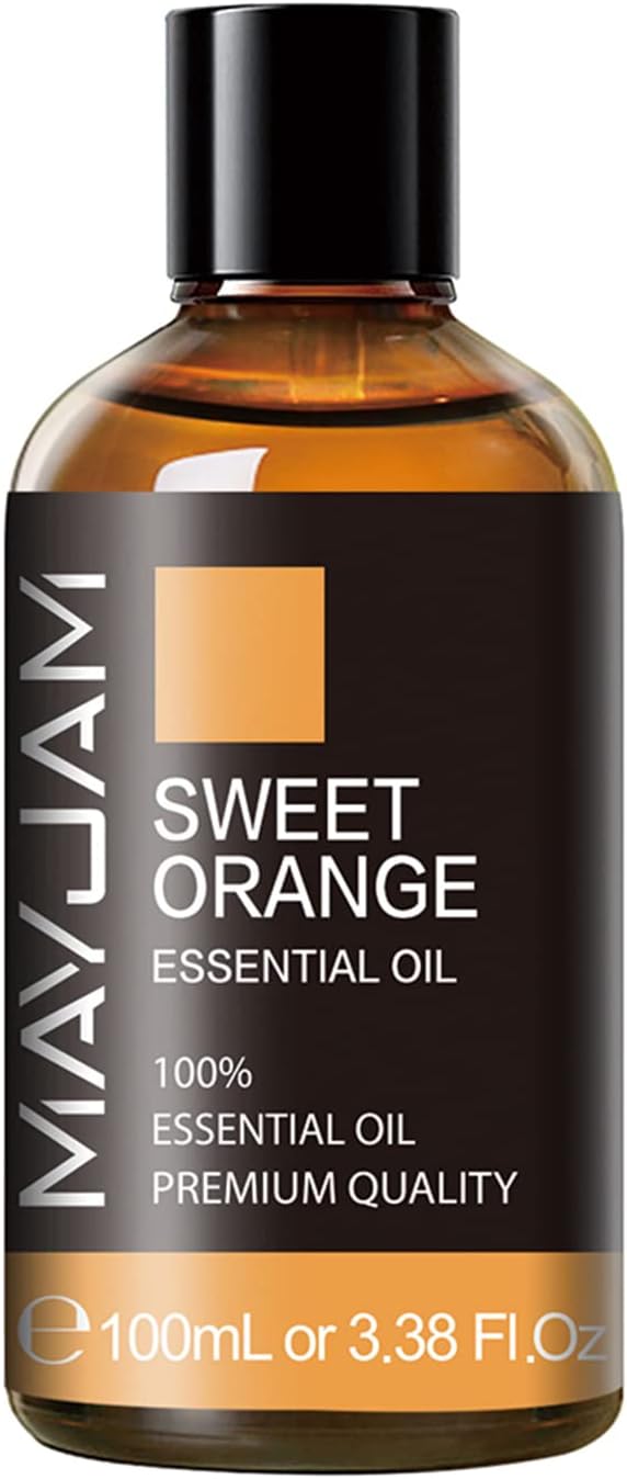 Sweet Orange Essential Oil, MAYJAM 100ml Premium Quality Sweet Orange Oil - Image 3