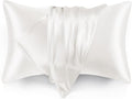 Love's cabin Satin Pillowcase Set of 2 Queen Size 20x30, Cooling Pillow Covers by Lovescabin