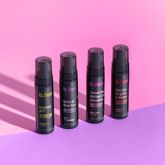 b.tan Ultra Dark Self Tanner Mousse | Too Tan - Image 9