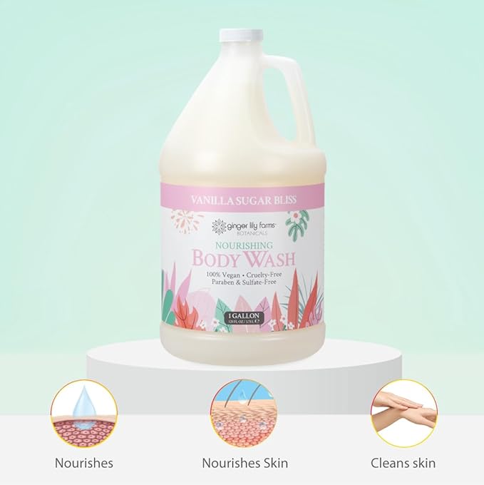 Ginger Lily Farms Botanicals Nourishing Body Wash, 100% Vegan & Cruelty-Free - Image 6