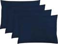 ZPECC Navy Pillow Cases Queen Size Set of 4, 20x30 Envelope Closure Pillowcases by ZPECC-ABrandThatHasBeenFocusedOnBabyProductsFor18Years